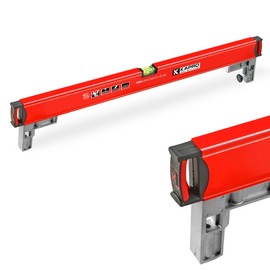 104 Drainage Level - For Drain Installation - Features 10% Gradient, VPA Tested Vials & Adjustable Stand-Offs - Aluminum - 40”