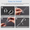 3/8" Wire Rope Clamp,10 pcs Cable Clamps 304 Stainless Steel