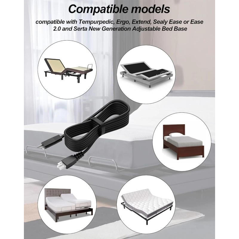 Tempurpedic, Ergo, Extend, Sealy Ease or Ease 2.0 and Serta