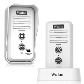 Wireless Intercom Doorbell Chime for Home Intercomunicador (1T1 White) …
