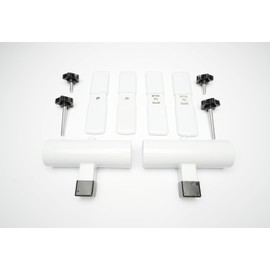 LOVE YOUR DECK | Patio Umbrella Holder | 2 Piece Design | Outdoor Umbrella Base and Mount | Attaches to Railing Maximizing Patio Space and Shade