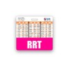 RRT Badge Buddy Horizontal w/Height & Weight Conversion Charts (Standard,