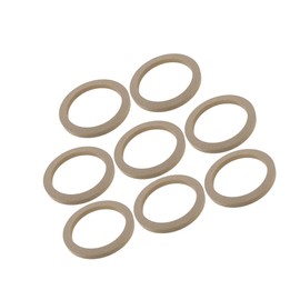 Partuto 8 Pcs Universal 6.5 Inch Speaker Subwoofer Mounting Spacer Rings Solid Wood Beige Replacement