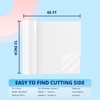 HTVRONT HTVRONT White Permanent Vinyl - 12" x65FT Glossy White
