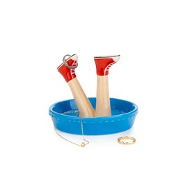 balvi Happy Legs Urban Shoes Ring Holder for the Current Mind Ceramic