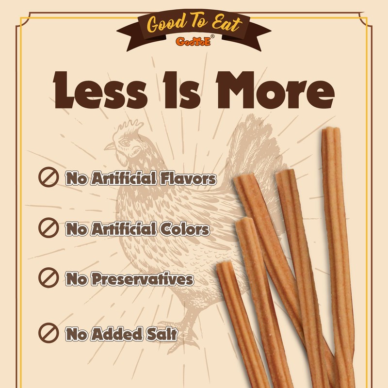 Gootoe Chicken Dog Treats – Chicken Sticks 1.5 lb –