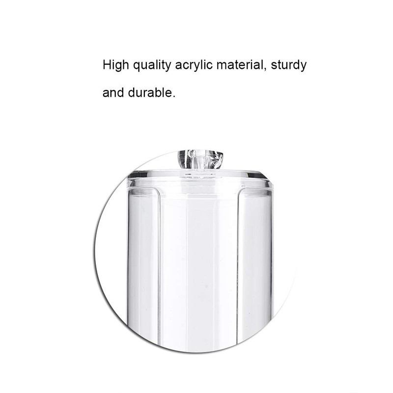 Cotton Pad Organiser, Split Storage Containers, Cotton Pad Holder, Cotton