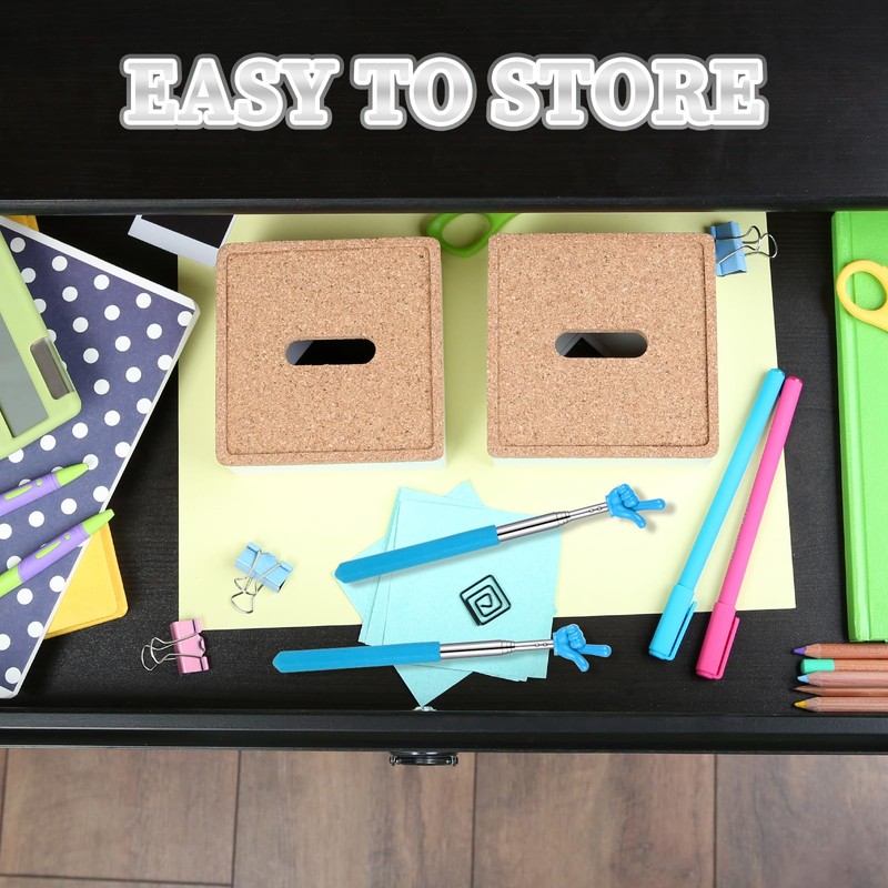 Grevosea Telescopic Teachers Pointer - 2 Pcs Extendable Hand Pointer