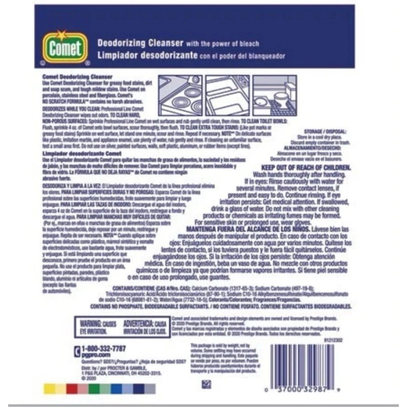 Comet Cleaner with Bleach All-Purpose