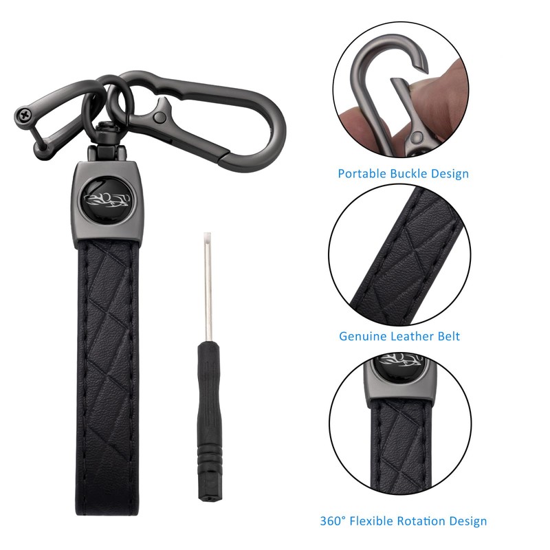 Flensent Key Fob Cover with Keychain for Lexus RX350 RX450