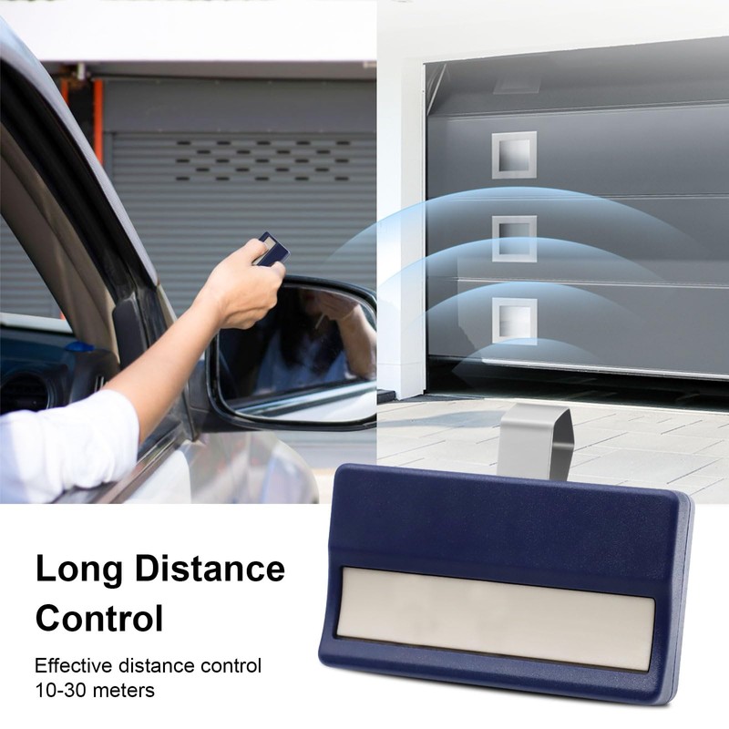 433.92 MHz Radio Remote Control for Garage Door Opener, Compatible