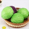 Zzooi Artificial High Simulation Cabbage Display Props Faux Cabbage Cabinet