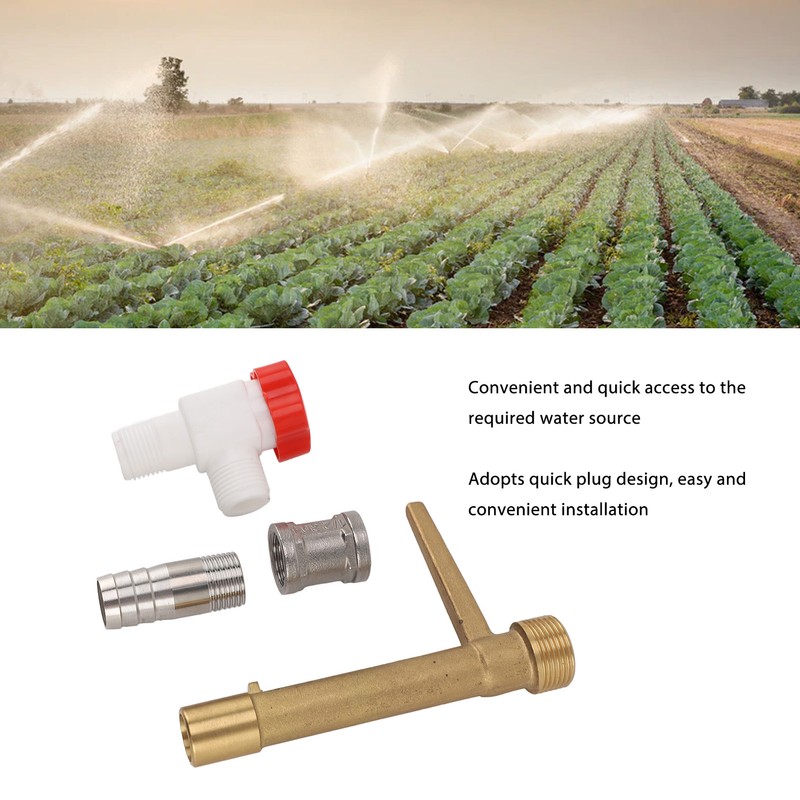 Quick Coupler Valve Key G3/4 Brass Efficient Garden Hose Underground