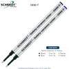 Schmidt 5888 Safety Ceramic Rollerball Metal Refill - Black, Blue