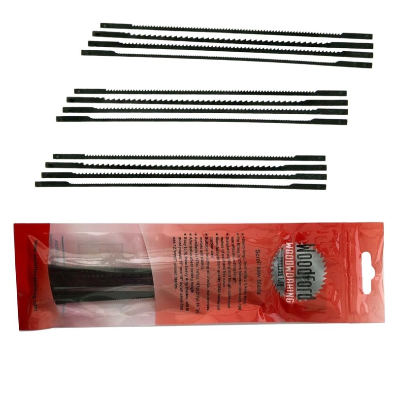 Xcalibur Tooling Scroll Saw Blades 10, 14, 21, 24 Teeth