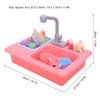 Kids Kitchen Toys Simulation Electric Dishwasher Sink Pretend Play Educational