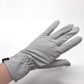 CAMSTIC Women's UPF 50+ Mesh Palm Sun Protection Touchscreen Driving Gloves, Grey