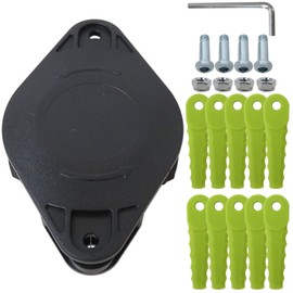 Xspeedonline Weed Wacker Head Replacement ACFHRL2 Compatible for Ryobi Weed Wacker Hybrid 24-volt1 Trimmer Head with Quickload Weed Wacker Blades, Screw, Wrench (10+4+1)