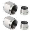 EVIL ENERGY 6AN Female Hardline Tube Nut and Sleeve Fitting