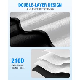 Neverland Ford Car Sun Shade Accessories - Foldable Windshield Sunshade for Ford Explorer 2020-Present & 2011-2019, 210D Oxford Silver Coated UV Blocker, Heat Reflective Dashboard Cover