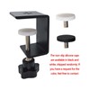 Jhanw 6 Pack Heavy Duty C Clamp & Desk Clamp