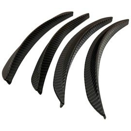 S-NET Fender Mall Over Fender Fender Universal Black Hamitai Width 0.6 inch (1.6 cm) Dress Up Guard Screw Stopper Car Accessories 10.0 inches (25.5 cm) x 4 Pieces