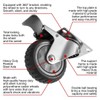 FactorDuty 12 Pack 4" Heavy Duty All Terrain Caster Wheel