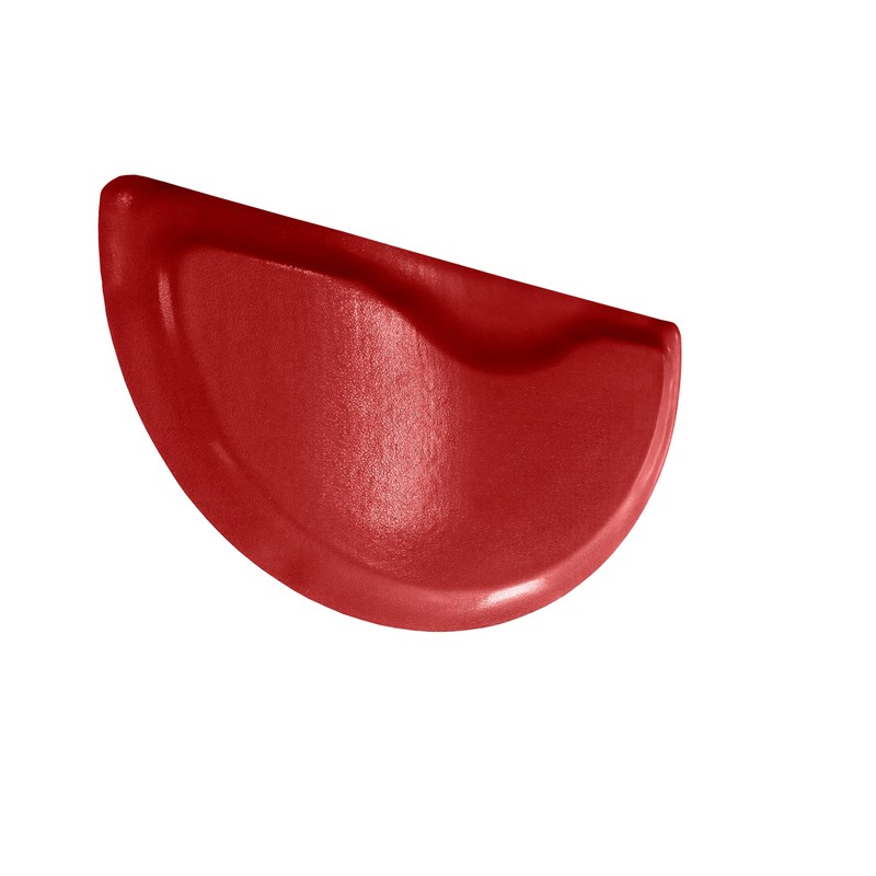 Rhino Hide Salon Mat 3' x 4.5' (Semi Circle, Red