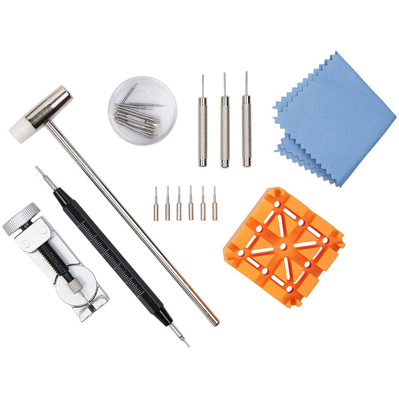 AGT Pin Extractor: 26 Piece Watch Band Repair Kit with