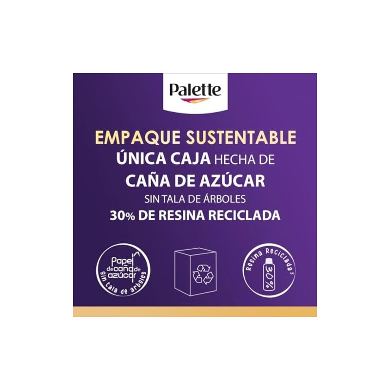 Palette Tinte para cabello Color Creme Rubio Oscuro 6-0, 50