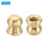 PATIKIL M6 x 1 Thread Brass Cap Nuts Button 20