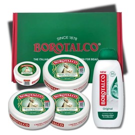 Borotalco [Borotalco] Full-size Body Cream Package: 3 x 150ml + 1 x 30ml + 1 x Shower Cream / [보로탈코] 바디크림 정품 패키지 150ml 3개+30ml 1개+샤워크림 1개