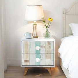 ouxon Peel and Stick Wood Wallpaper, Rustic Wooden Plank Contact Paper for Walls, Cabinets, Furniture, and Home Decoration, Waterproof and Removable Vinyl Wrap, Easy to Clean (17.7 x 118 Inch)