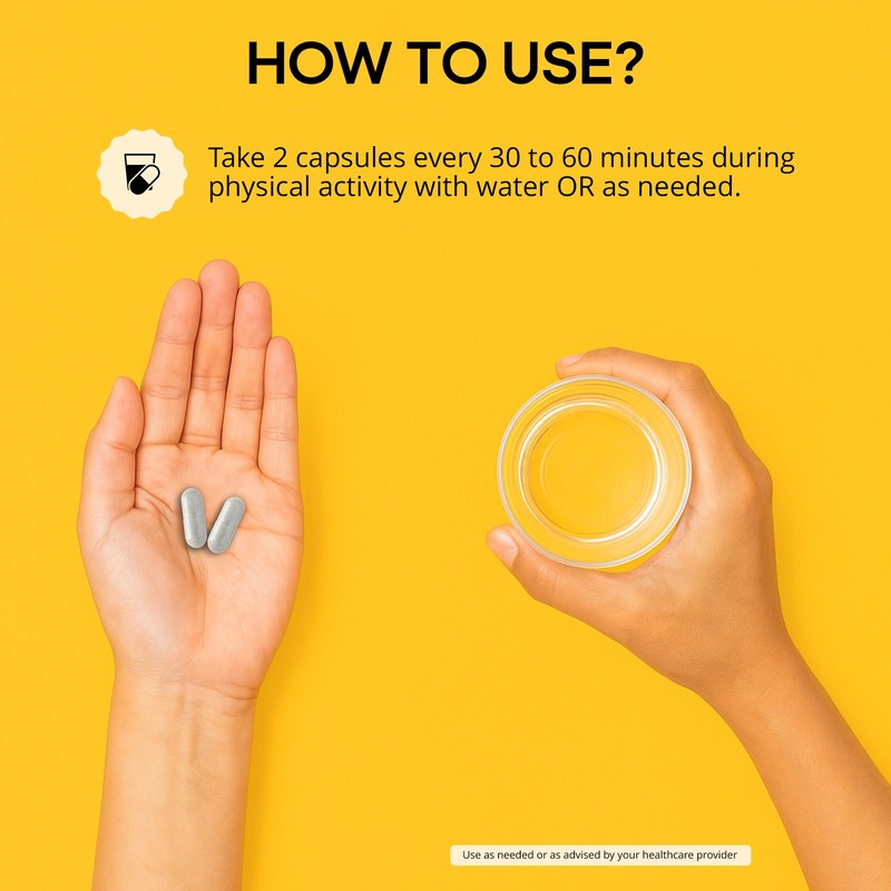 LyteLine Electrolyte Capsules - 60 Vegetarian Capsules for Serious Rehydration,