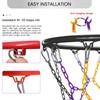 Dakzhou Basketball net, Metal Basketball Net Chain Braided Anti-Rust Heavy