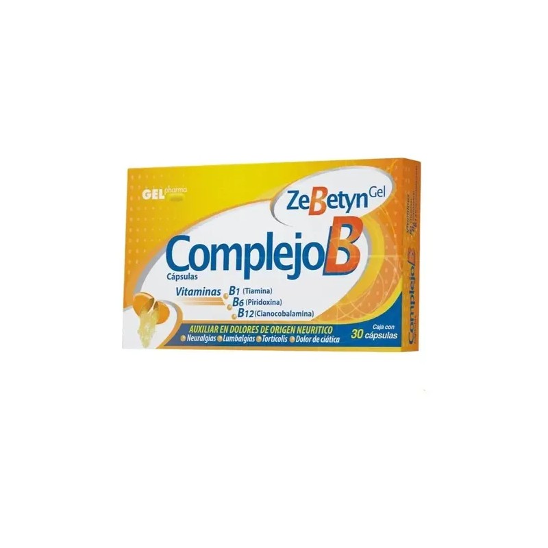 Complejo B Vitaminas B1, B6 Y B12 Caja Con 30