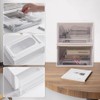 MytaYt Pack of 2 Plastic Stackable Desk Drawer Box Suitable