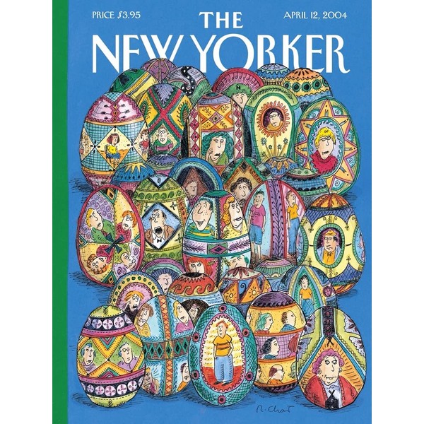 New York Puzzle Company - New Yorker Easter Eggs - 1000 Piece Jigsaw Puzzle