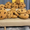 3D Simulation Cookie Pillow, Fun Round Throw Cookie Food Pillows,Suitable