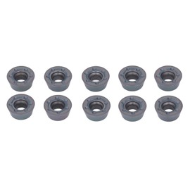 10 Pcs Lathe Carbide Blade Round Wood Turning Cutter High Precise Wear Proof CNC Milling Insert