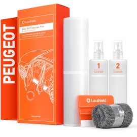 Luxshield Car Door Sill Protector for Peugeot Traveller V I 2016-2025 - Protective Film Car Door Accessories Trim Paint Protection Film Transparent