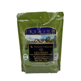 Twin City Seed Co. Obsidian, Perennial Ryegrass Blend, 1 lb Bag