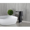 Black Bathroom Vessel Faucet Led Light 3 Color Changing Waterfall