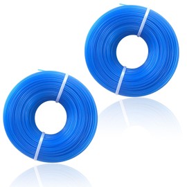 YIAJIA 100M Strimmer Wire,1.6mm Strimmer Line for Bosch Flymo, Blue Nylon Strimmer Cord,Petrol Strimmer Wire Heavy Duty Gass Trimmer Wire,Garden Yard Field Lawn String Trimmer Edger Replacement Spool