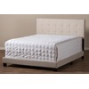 Baxton Studio Brookfield Tufted Full Panel Bed in Beige
