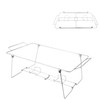 24 Pack Foldable Chafing Stand, Chafing Wire Rack Buffet Stand,
