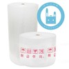 Factory Direct Bubble Wrap / Air Cap - Handle with Care (4T, King Size) 4T Air Cap Sheet 20 x 40 2ea