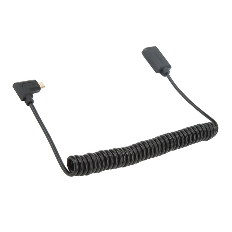 1.8m Coiled Cable Micro HD Multimedia Interface to Female HD