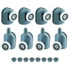 Selyse Pack of 8 Shower Door Rollers, 20 mm Single