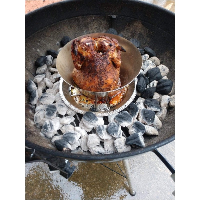 Uniflasy BBQ Whirlpool for Weber Kettle 22, 26.75 Inches WSM